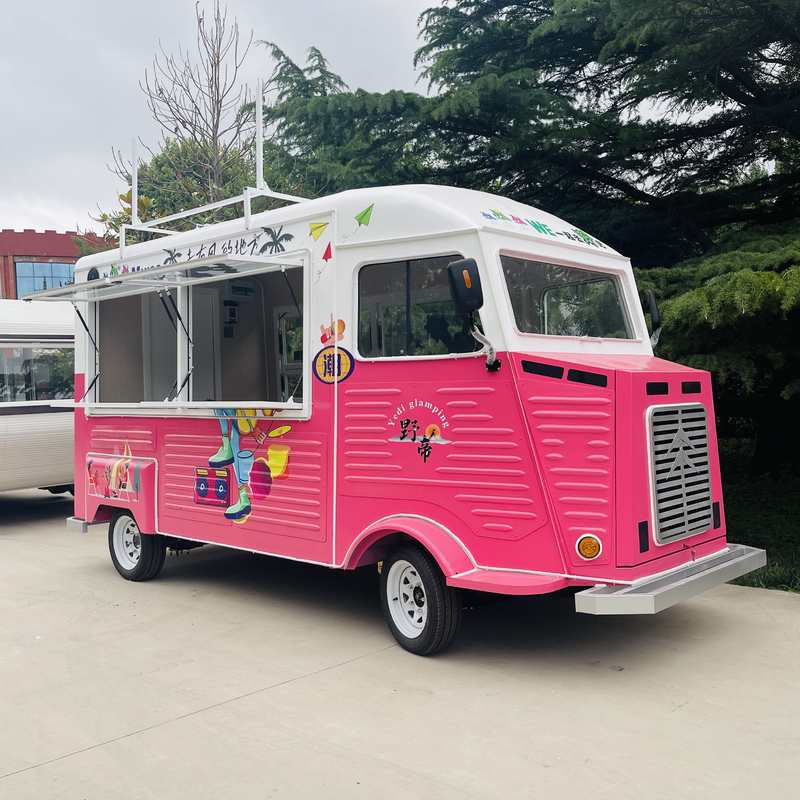 2023 Outlet Multipurpose Electric Mobile Van per fast food Snack Bevande e caffè