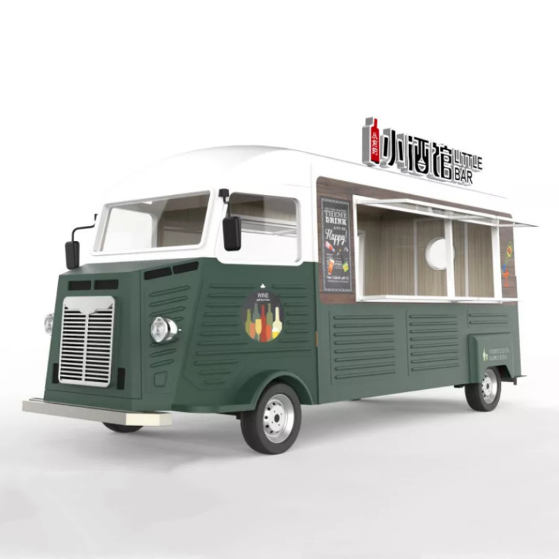 Snack Food 2023 Multipurpose Electric Mobile Van Fast Food Catering Drinks Caffè Truck Cart del rimorchio