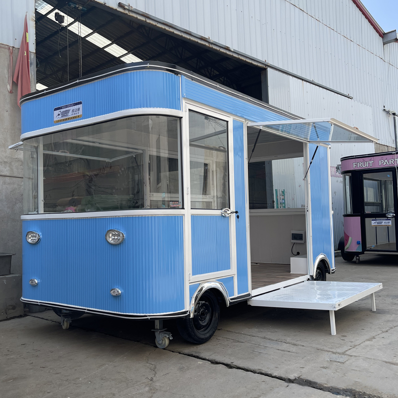 Prodotti elettrici mobili Necessità quotidiane Negozio al dettaglio Alimenti snack Camion rimorchio carrello