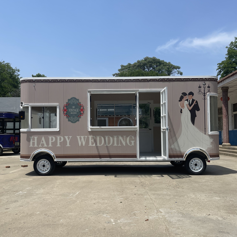 Foto di nozze elettrica mobile Commodity e negozio al dettaglio Food Snack Trailer Boutique Cart