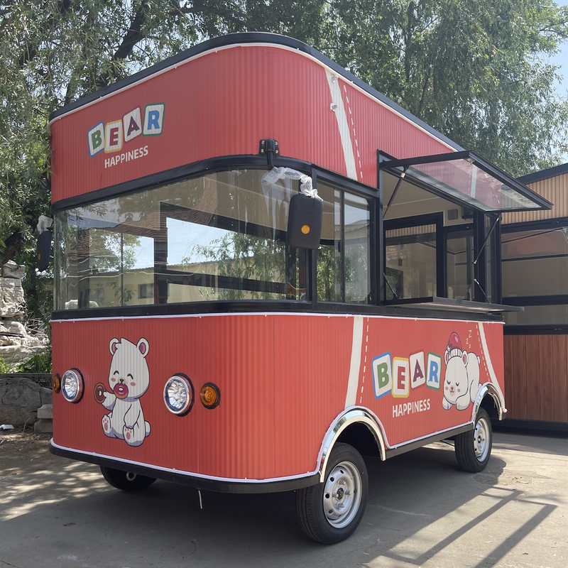 Manuale Competenze Mobile Pollo fritto Combo Cola Bevande Cibo Snack Truck Boutique Cart