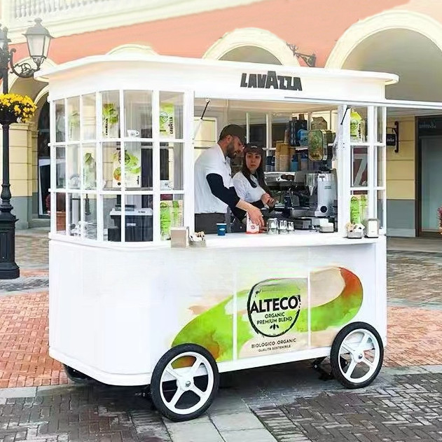 Carrozzino per l'insalata di frutta e frutta fresca per negozio mobile 2500mm*1600mm*2350mm