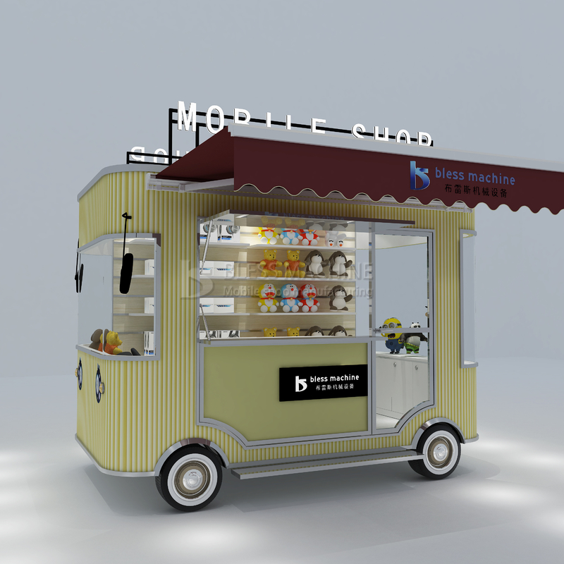 Outlet Electric Mobile Commodity Grocery Artigianato Artware Shop Van Truck Carro rimorchio