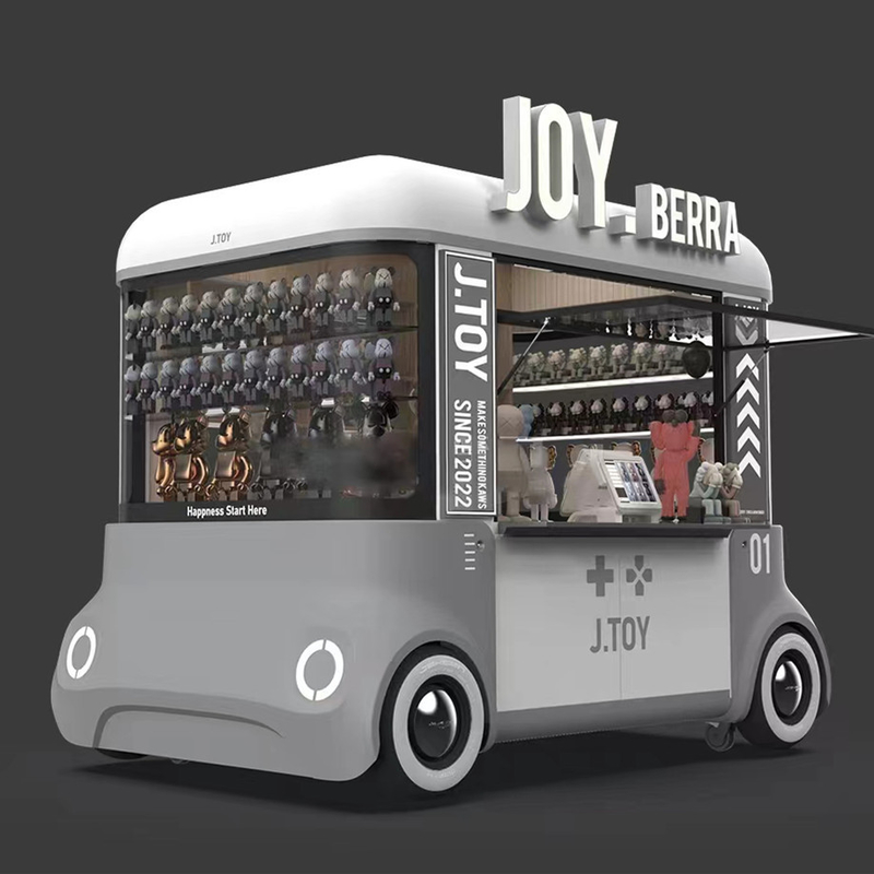 2023 Electric Mobile Commodity Grocery Artigianato Artware Shop Van Truck Trailer Cart per hotel