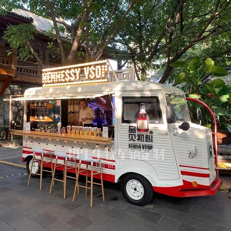 Autobus Citroen Food Truck personalizzato per Street Coffee Burger Patatine fritte e gelato