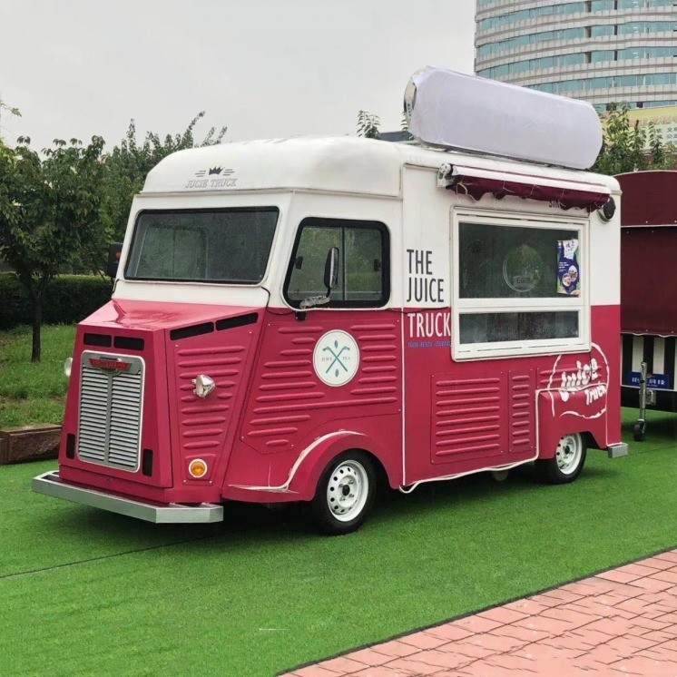 Carro elettrico per hot dog a quattro ruote camion di gelati per cucina mobile per le esigenze personalizzate