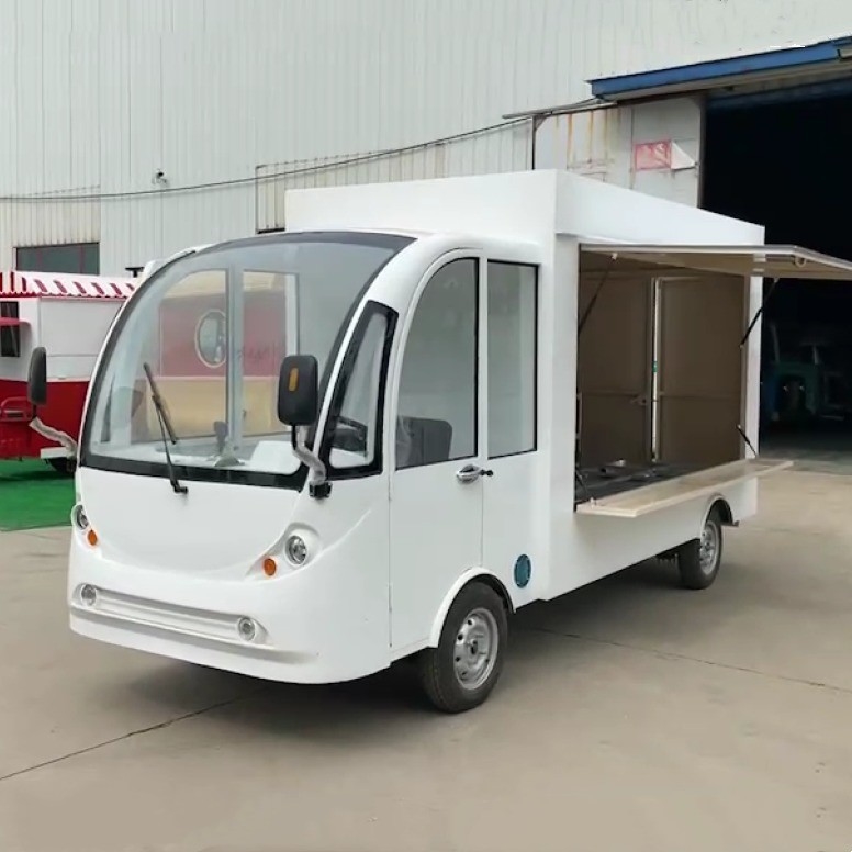 Multifunzione elettrica mobile fast food snack catering autobus food truck carrello boutique