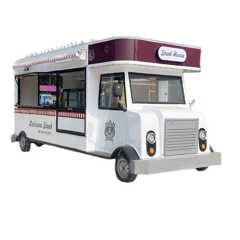 110v/220v Motore elettrico per strada Fast Food Snack Catering Van Truck Trailer Kiosk Cart