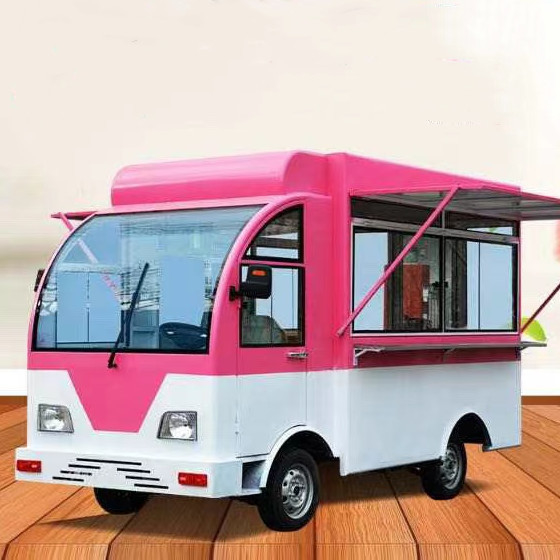 Carrello alimentare per strada all'aperto Carrello alimentare elettrico mobile fast food snack catering Autobus boutique camion