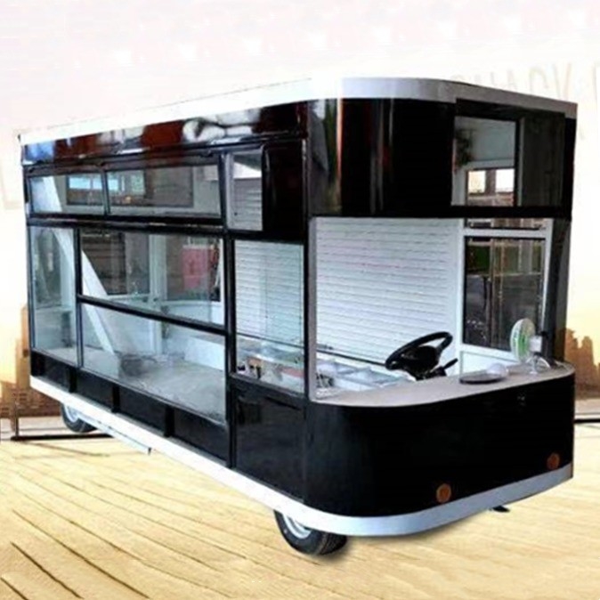 2022 Electric Mobile Clothing Hair Salon Boutique Truck Trailer Cart per impianto di condimenti