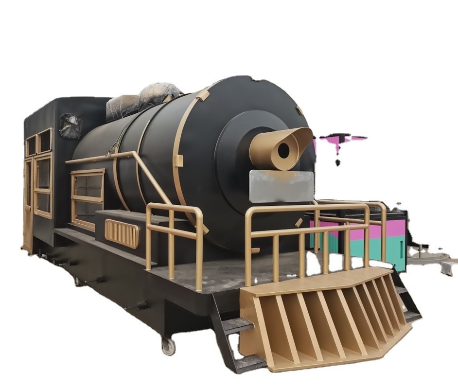 Style Treno Scenery Food Truck Food Trike mobile per la garanzia del commercio e le vendite all'aperto