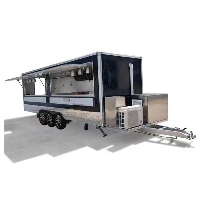 3500W e Customisable Domestic Village Hot Dog Cart con Fryer Food Street Vending Kiosk